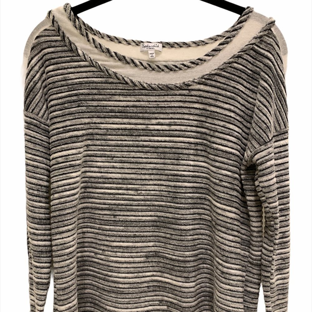 Splendid Sweater - Striped Velvet Size XS